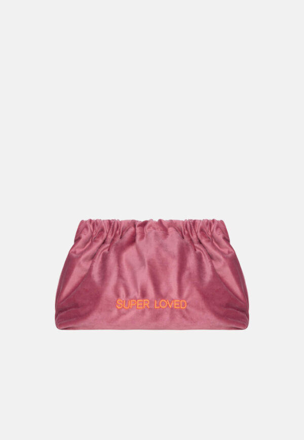 Superloved - Velvet Clutch Bag